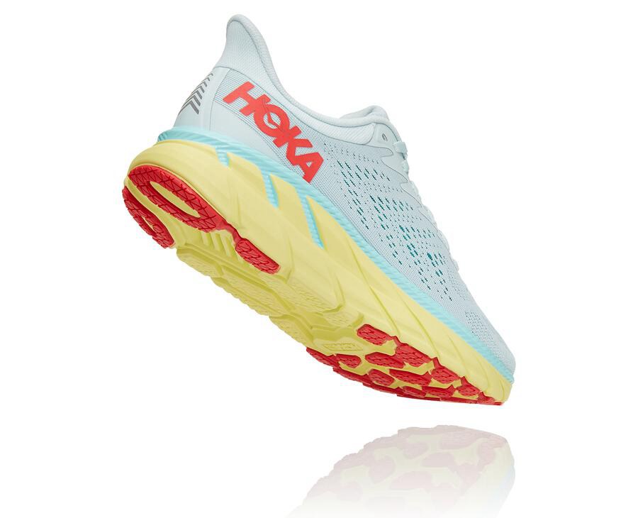 Hoka One One ランニングシューズ レディース 青 - クリフトン 7 - OW8305126